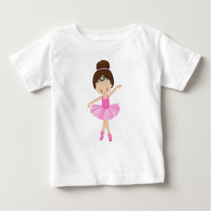 Camiseta De Bebé Ballerina, Chica de ballet, bailarina de ballet, p