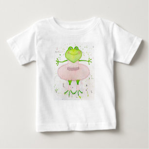 Camiseta De Bebé Ballerina Frog