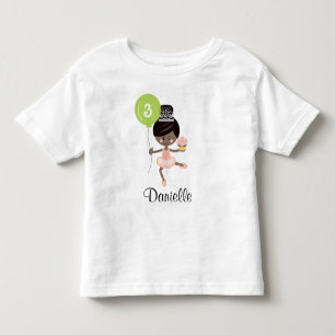 Camiseta De Bebé Ballerina Nacimiento Infantil Niños Camisas Africa