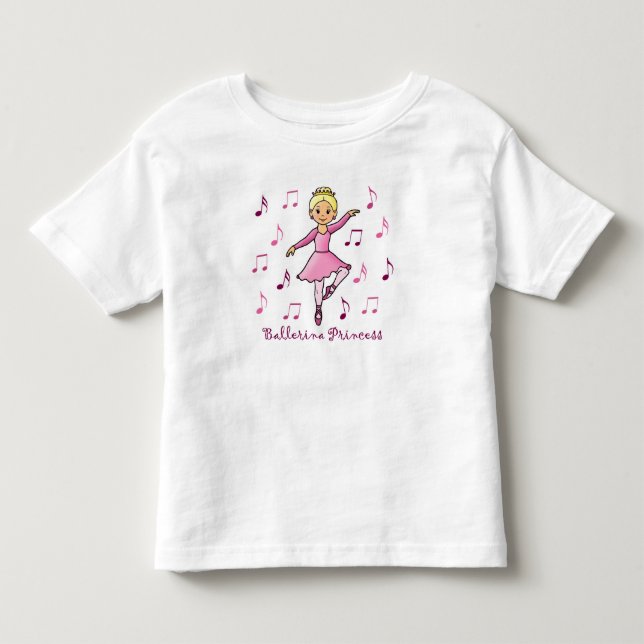 Camiseta De Bebé Ballerina Princess (Anverso)