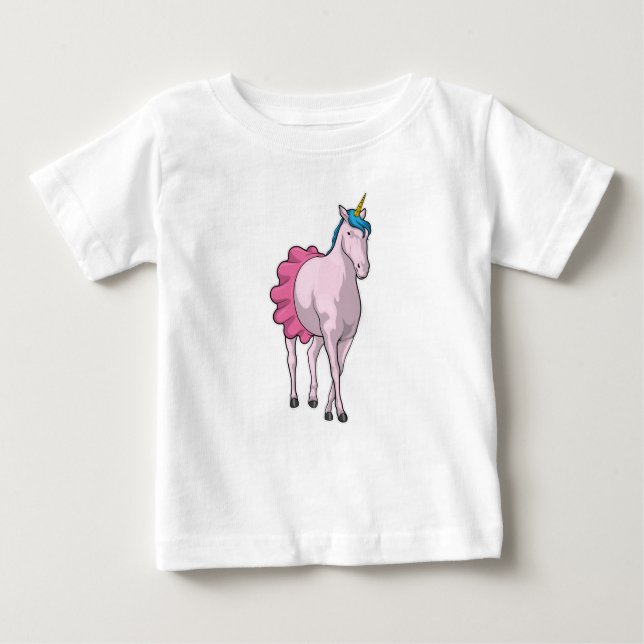Camiseta De Bebé Ballet de Unicorn Ballerina (Anverso)