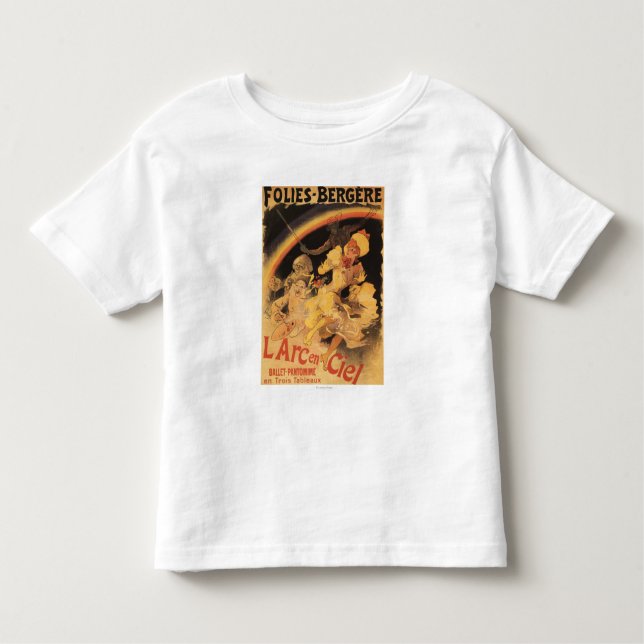 Camiseta De Bebé ballet L'Arc-en-Ciel en Folies-Bergere (Anverso)