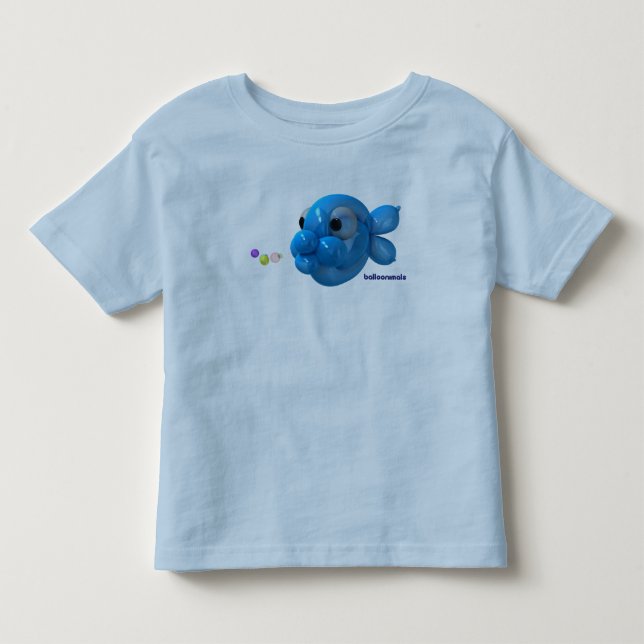 Camiseta De Bebé ¡Balloonimals burbujea los pescados! (Anverso)