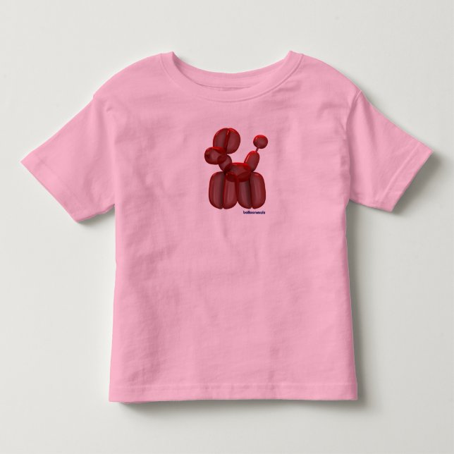 Camiseta De Bebé ¡Balloonimals Pippy el perrito! (Anverso)