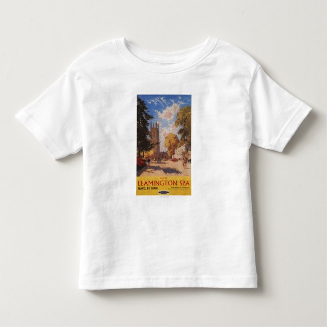Camiseta De Bebé Balneario real, poster británico de los (Anverso)