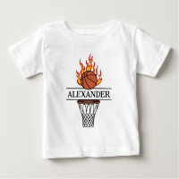 Balón de baloncesto y aro personalizados con nombr