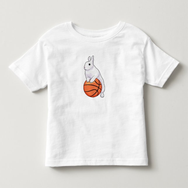 Camiseta De Bebé Baloncestista Bunny (Anverso)