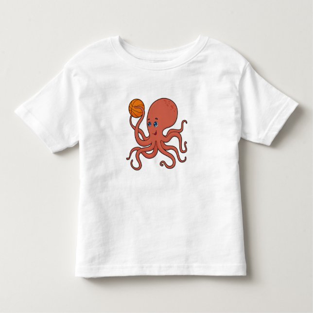 Camiseta De Bebé Baloncestistas del Octopus (Anverso)