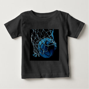 Camiseta De Bebé Baloncesto Azul