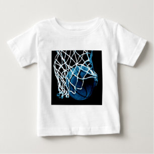 Camiseta De Bebé Baloncesto Azul