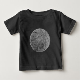 Camiseta De Bebé Baloncesto con efecto lápiz