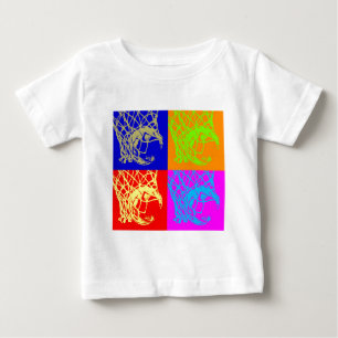 Camiseta De Bebé Baloncesto de arte pop