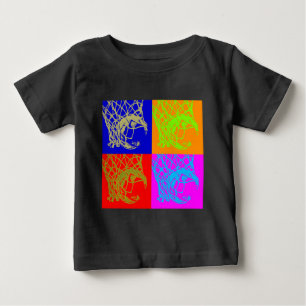 Camiseta De Bebé Baloncesto de arte pop