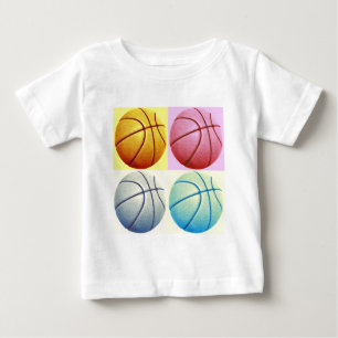 Camiseta De Bebé Baloncesto de arte pop