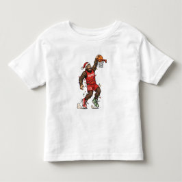 Camiseta De Bebé Baloncesto de Bigfoot Sasquatch Navidad 2026 Holid