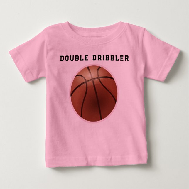 Camiseta De Bebé Baloncesto de doble deriva (Anverso)