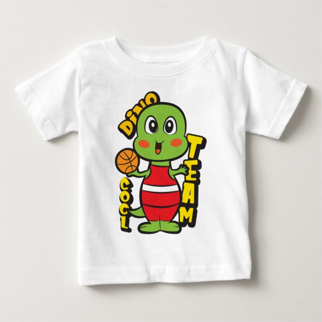 Camiseta De Bebé Baloncesto Dibo (Anverso)