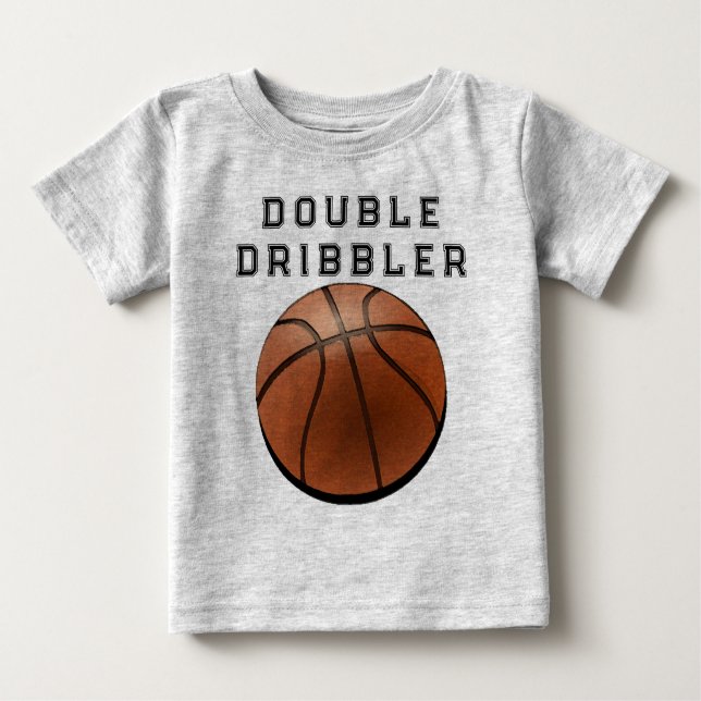 Camiseta De Bebé Baloncesto divertido (Anverso)