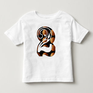 Camiseta De Bebé Baloncesto número dos, Logo de la imagen,