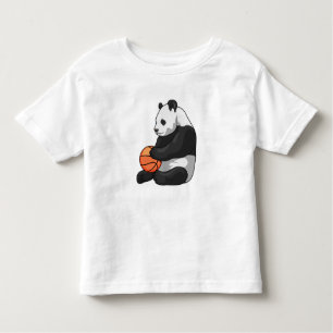 Camiseta De Bebé Baloncesto Panda