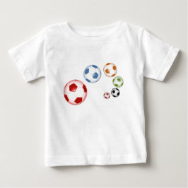 Camiseta De Bebé balones de fútbol
