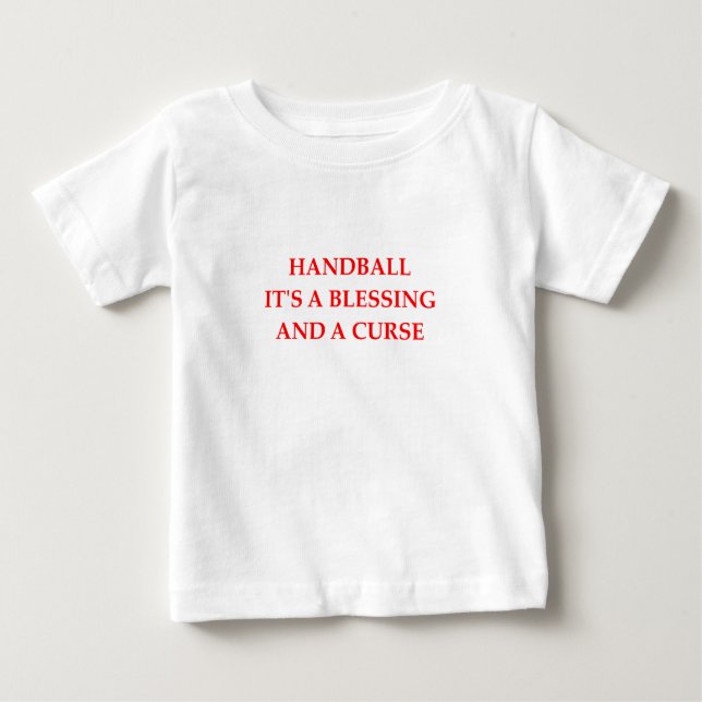 Camiseta De Bebé balonmano (Anverso)