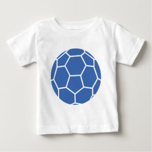 Camiseta De Bebé balonmano azul de la bola