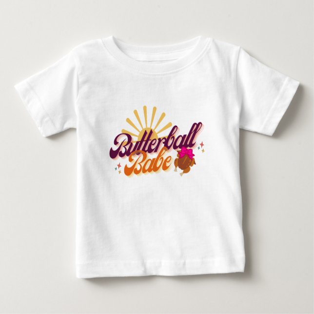Camiseta De Bebé Balonmano Babe Chica Kids Tee (Anverso)