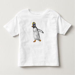 Camiseta De Bebé Balonmano del jugador de balonmano de pingüino