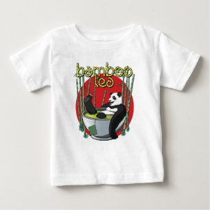Camiseta De Bebé Bamboo Tea Drinker Panda