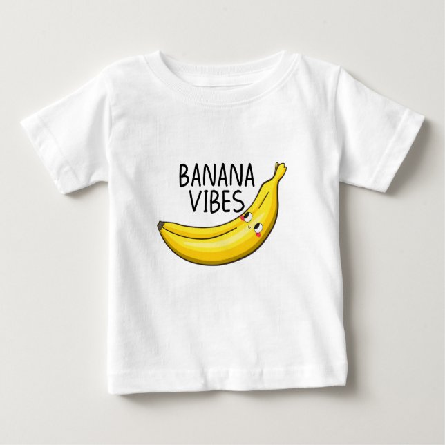 Camiseta De Bebé Banana Vibes (Anverso)