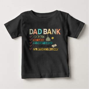 Camiseta De Bebé Banco de Papá: La última institución de préstamos