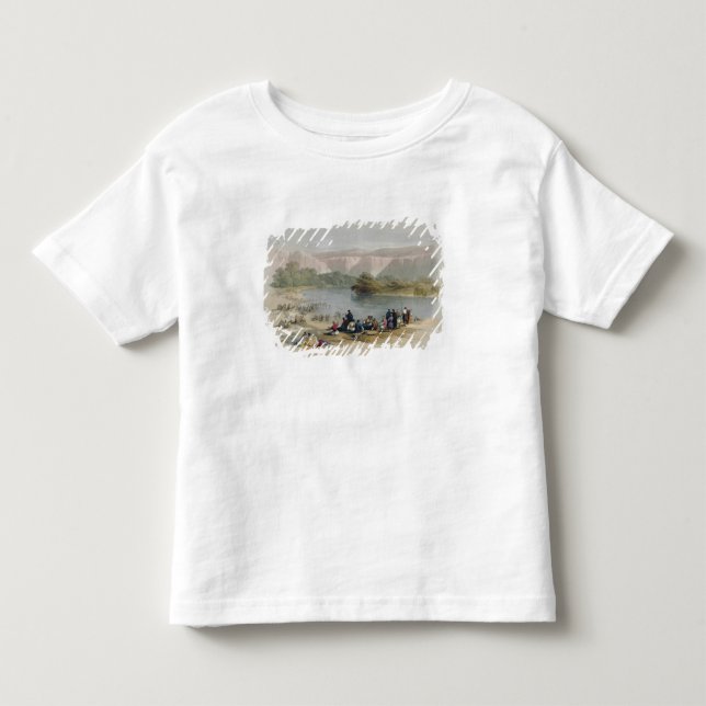 Camiseta De Bebé Bancos de la Jordania (Anverso)