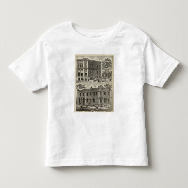 Camiseta De Bebé Bancos, residencia, casa del casco, centro de (Anverso)