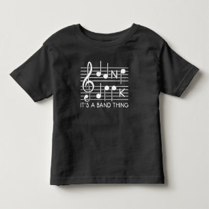 Camiseta De Bebé Band Geek Músico Musical Notes Instrumental Jugad