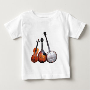 Camiseta De Bebé Banda de Bluegrass filtrada