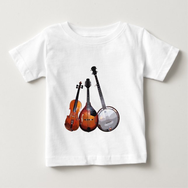 Camiseta De Bebé Banda de Bluegrass filtrada (Anverso)