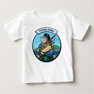 Camiseta De Bebé Banda de tuberías del jugador del piñón futuro
