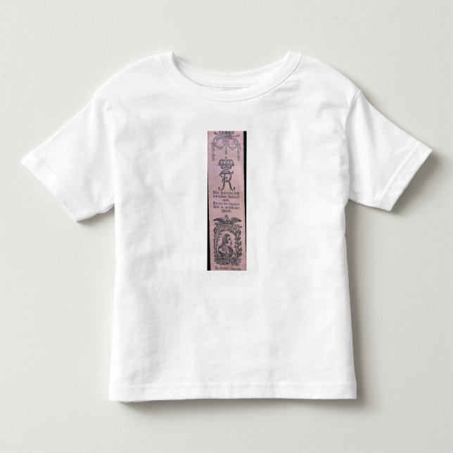 Camiseta De Bebé Bandas de Vivat de Frederick II (Anverso)