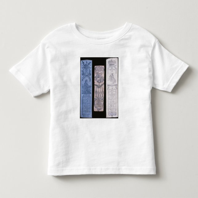 Camiseta De Bebé Bandas de Vivat de Frederick II (Anverso)