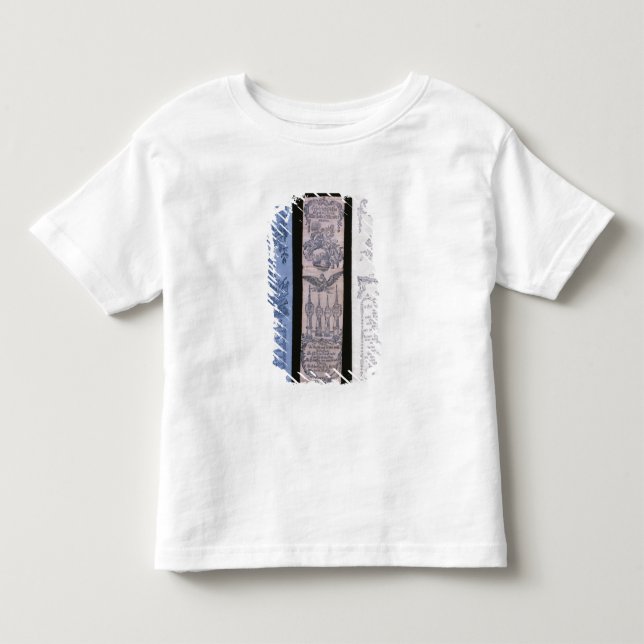 Camiseta De Bebé Bandas de Vivat de Frederick II (Anverso)