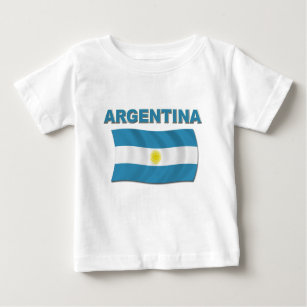 Camiseta De Bebé Bandera 1 de la Argentina