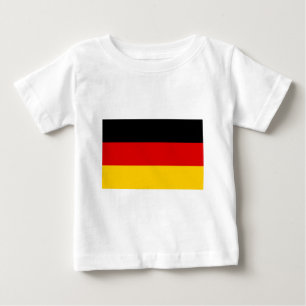Camiseta De Bebé Bandera alemana
