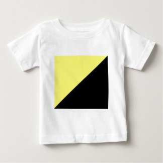 Camiseta De Bebé Bandera amarilla y negra del capitalismo de