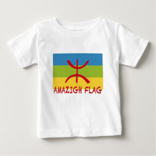 Camiseta De Bebé Bandera amazigh - bandera bereber-Drapeau Amazigh