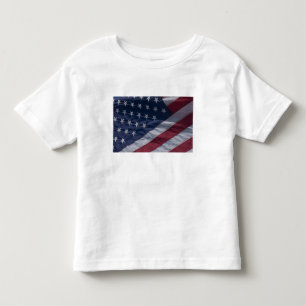 Camiseta De Bebé Bandera americana.