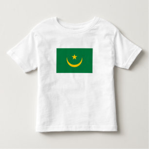 Camiseta De Bebé Bandera antigua de Mauritania