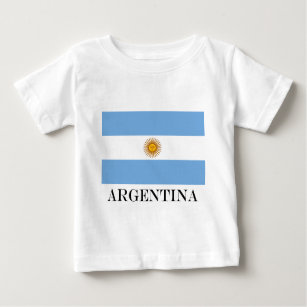 Camiseta De Bebé Bandera argentina Bandera De Argentina
