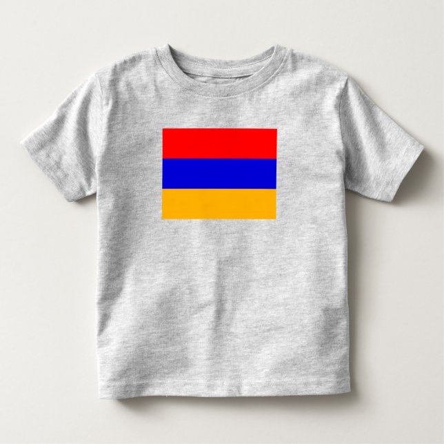 Camiseta De Bebé Bandera armenia (Anverso)