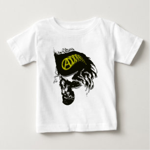 Camiseta De Bebé Bandera atada con capitalismo anarquista con la Da